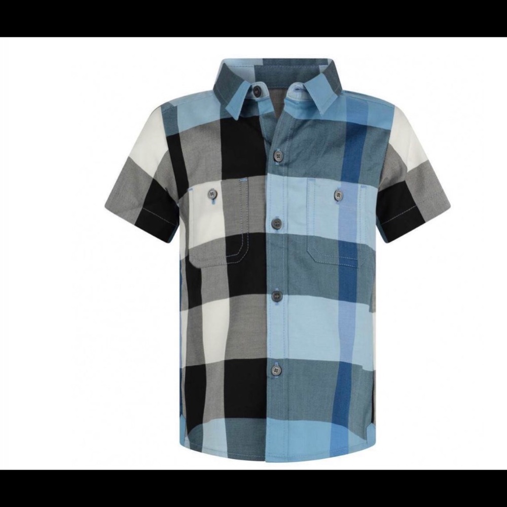 NWOT Burberry boys checked shirt